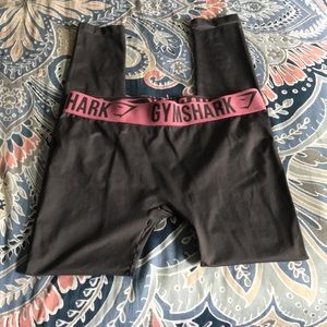 Gymshark gray and pink leggings